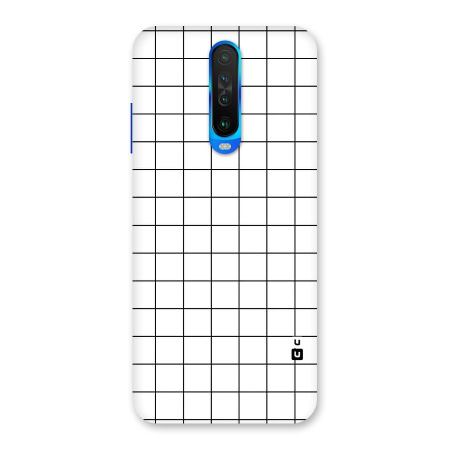 Simple Checks Back Case for Poco X2