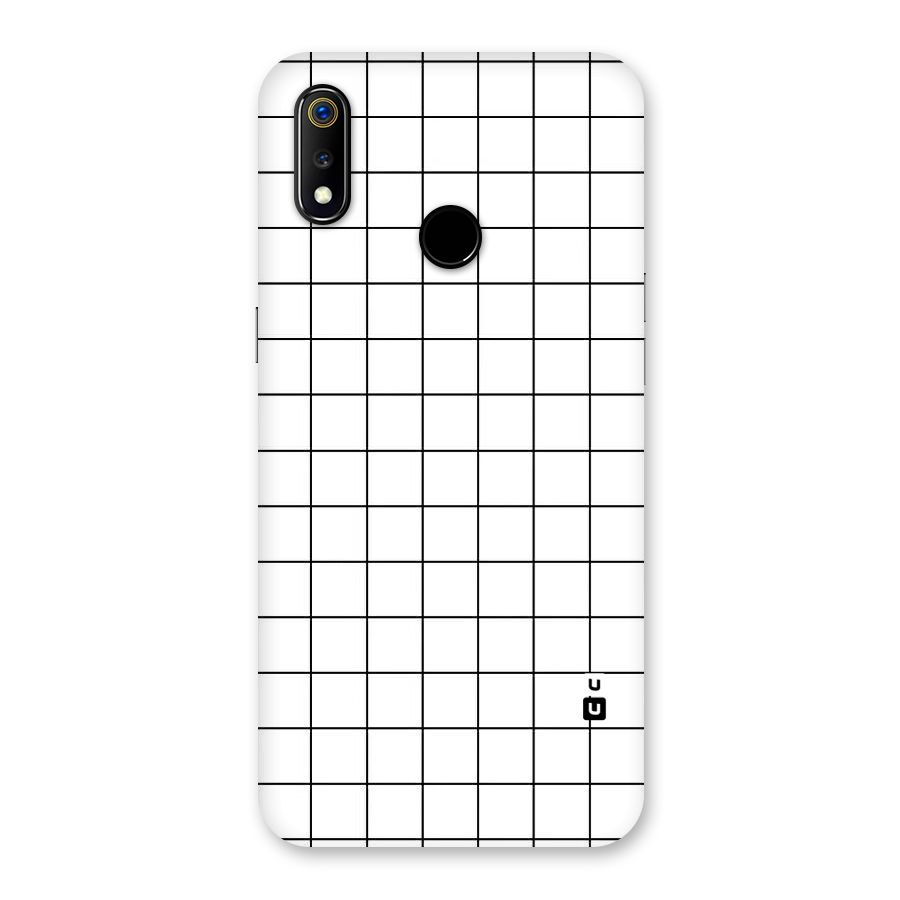 Simple Checks Back Case for Realme 3