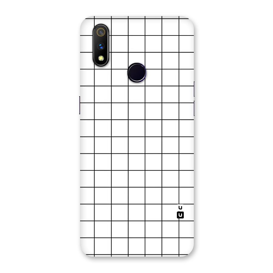 Simple Checks Back Case for Realme 3 Pro