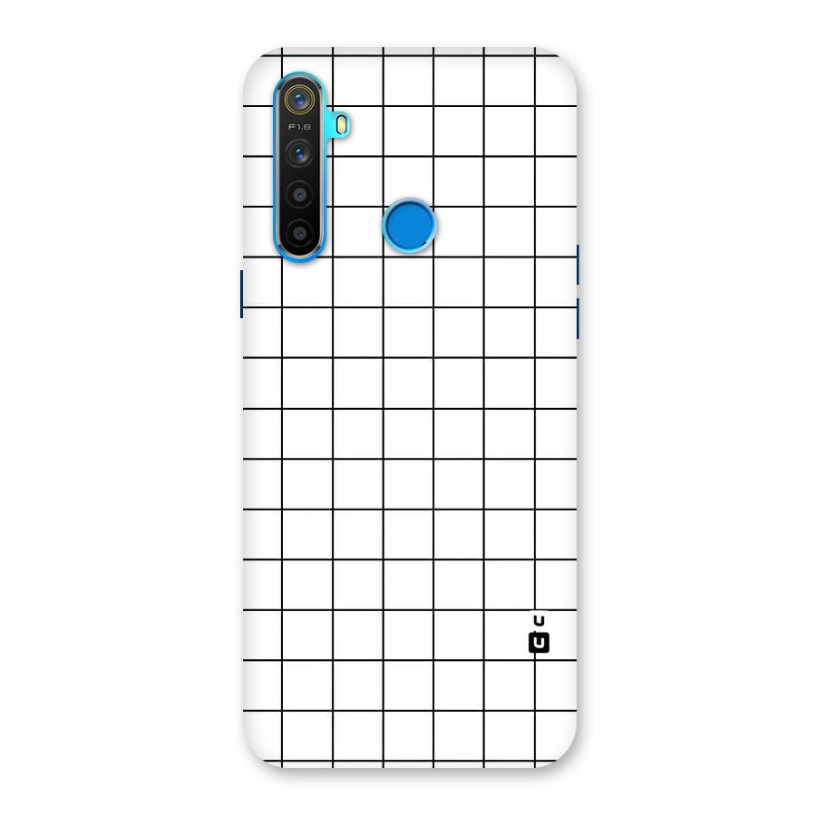 Simple Checks Back Case for Realme 5s