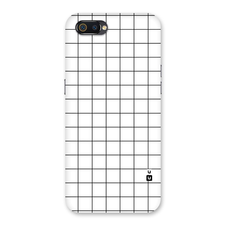 Simple Checks Back Case for Realme C2