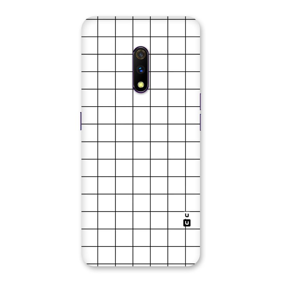 Simple Checks Back Case for Realme X