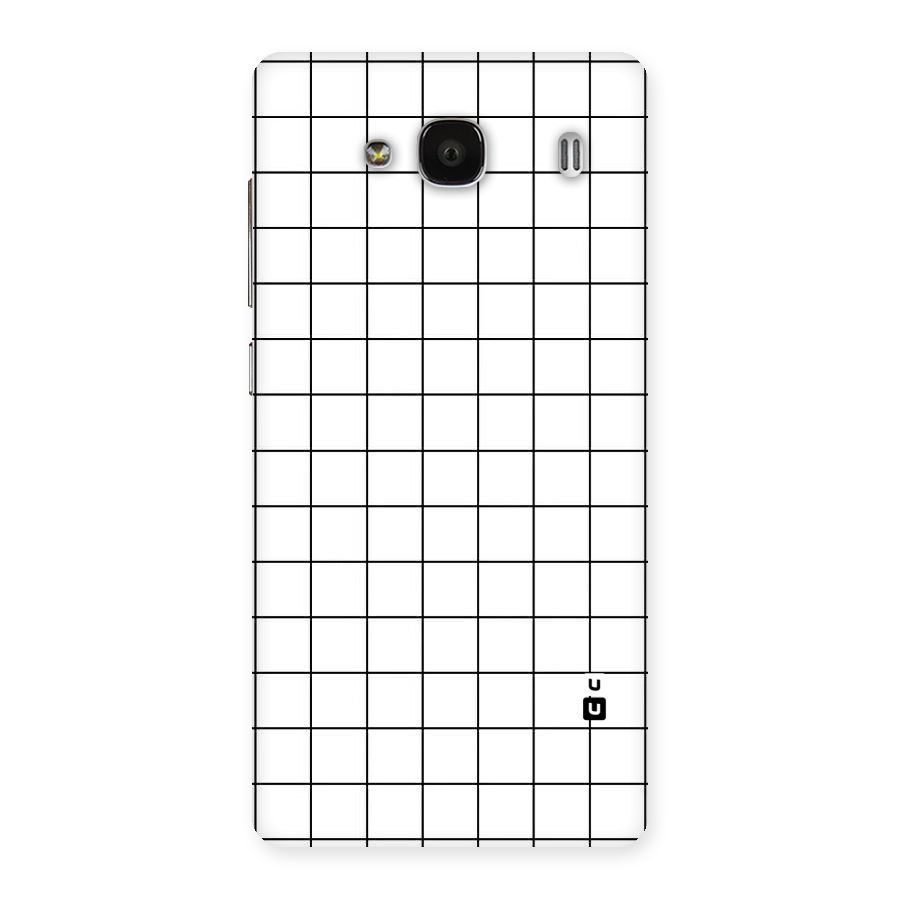 Simple Checks Back Case for Redmi 2s