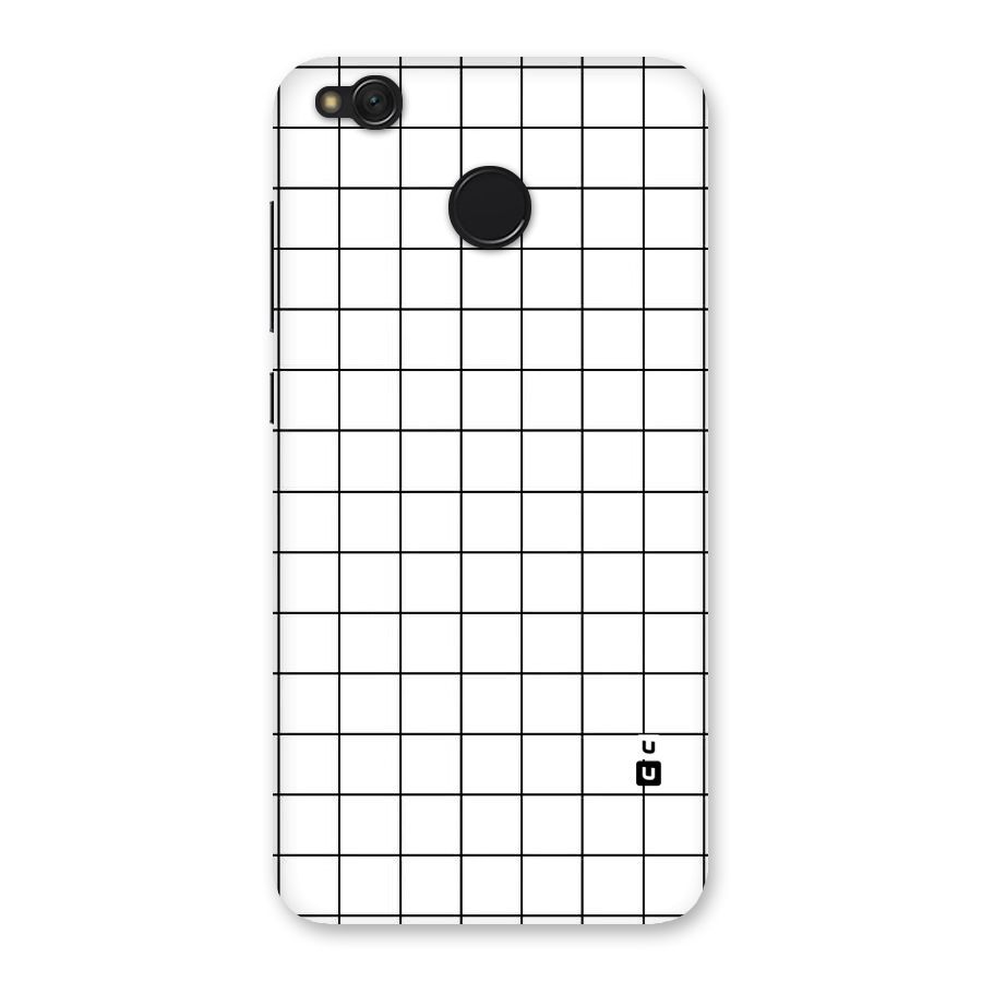 Simple Checks Back Case for Redmi 4
