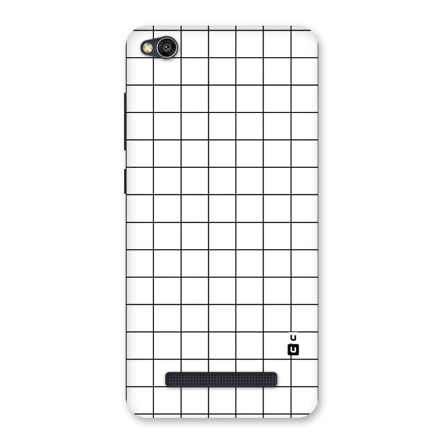 Simple Checks Back Case for Redmi 4A