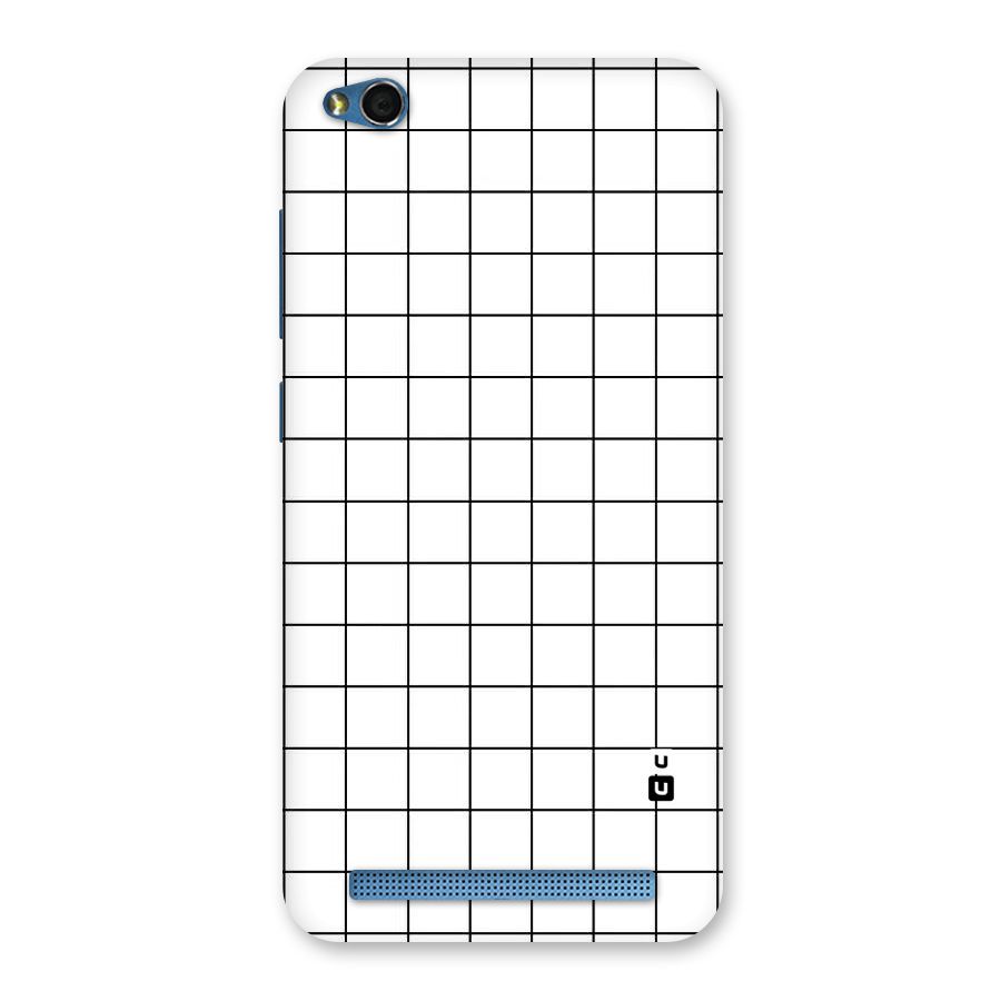 Simple Checks Back Case for Redmi 5A