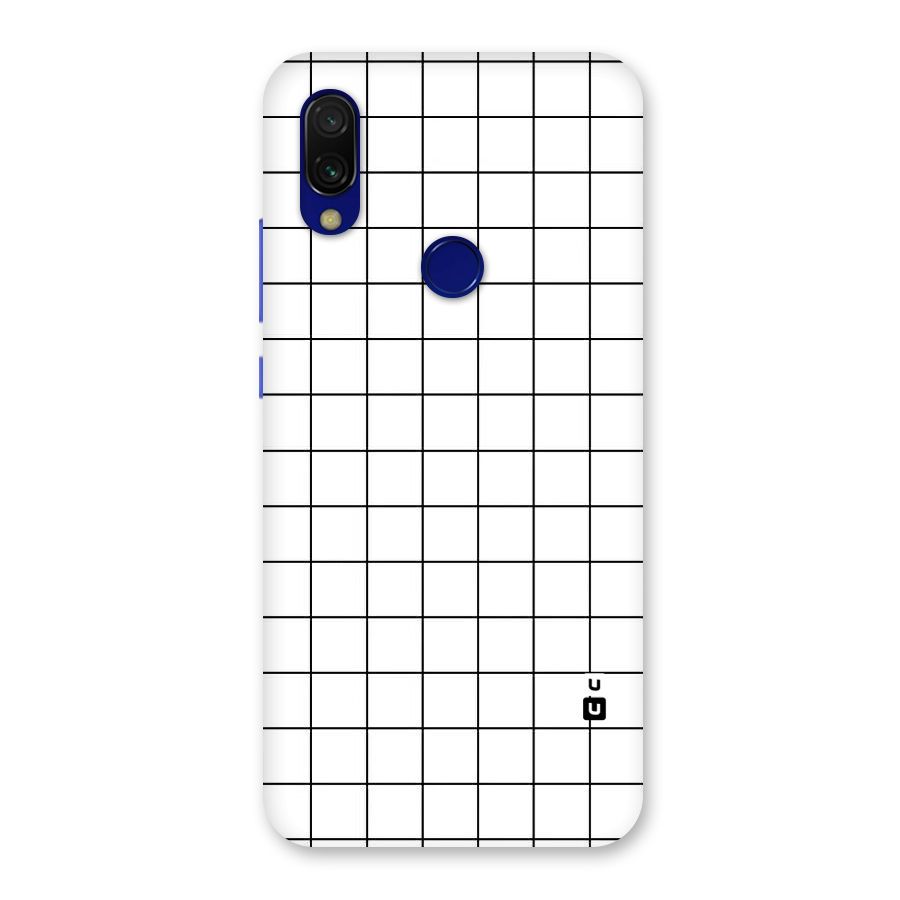 Simple Checks Back Case for Redmi 7