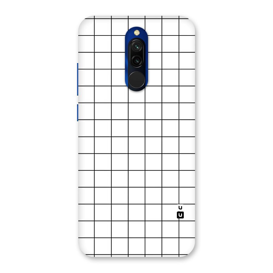Simple Checks Back Case for Redmi 8