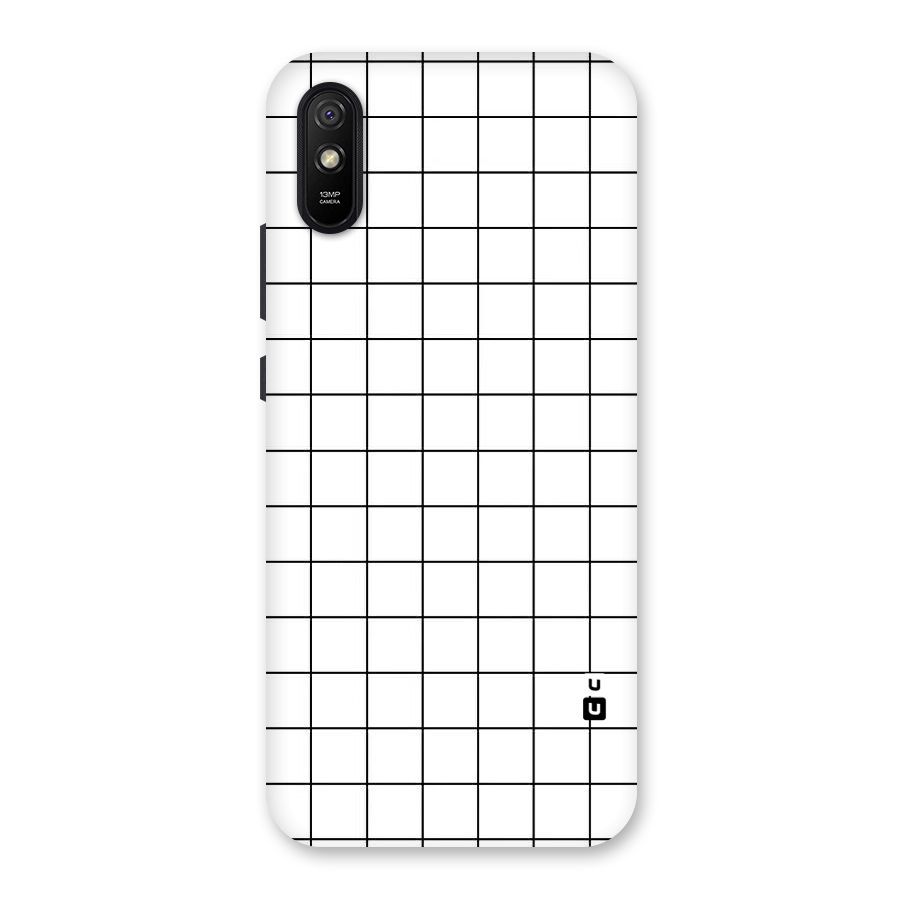 Simple Checks Back Case for Redmi 9A
