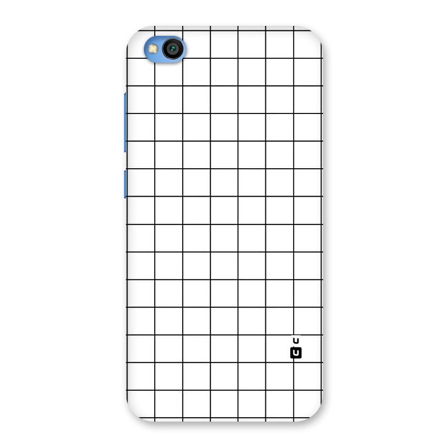 Simple Checks Back Case for Redmi Go