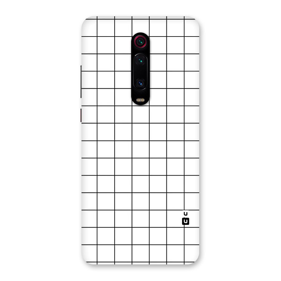 Simple Checks Back Case for Redmi K20 Pro