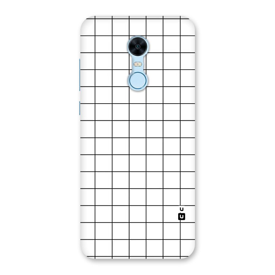 Simple Checks Back Case for Redmi Note 5