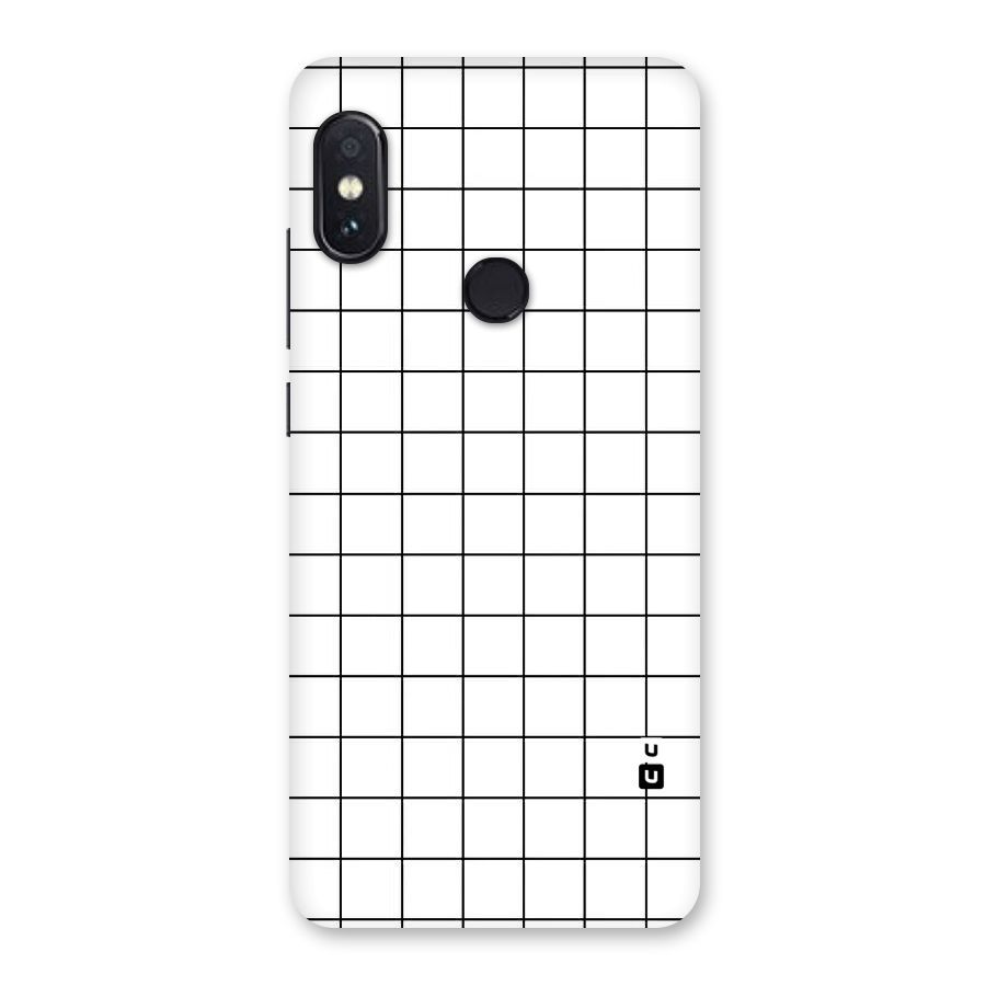 Simple Checks Back Case for Redmi Note 5 Pro