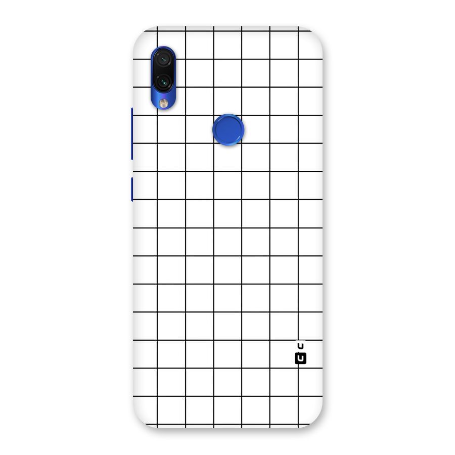 Simple Checks Back Case for Redmi Note 7S
