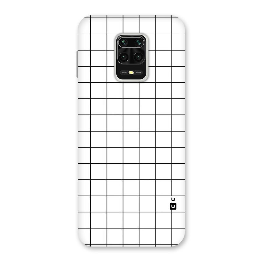 Simple Checks Back Case for Redmi Note 9 Pro