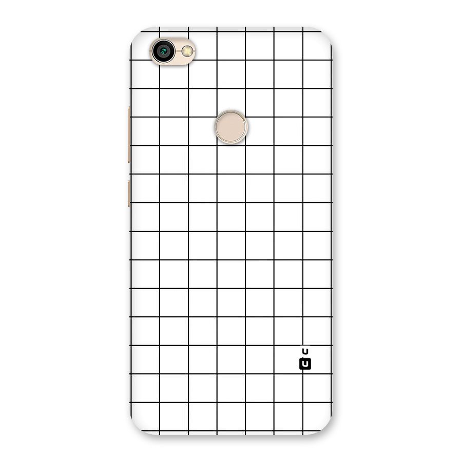 Simple Checks Back Case for Redmi Y1 2017