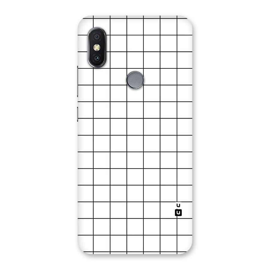 Simple Checks Back Case for Redmi Y2
