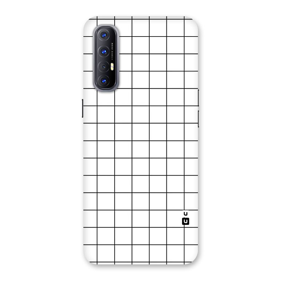 Simple Checks Back Case for Reno3 Pro