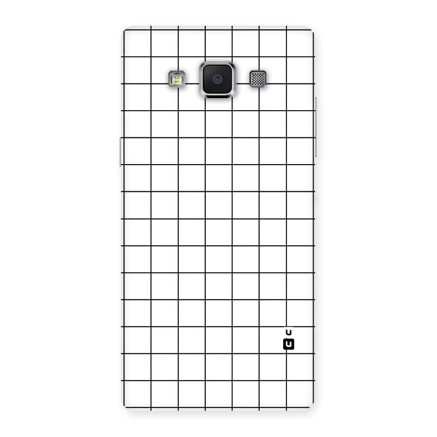 Simple Checks Back Case for Samsung Galaxy A5