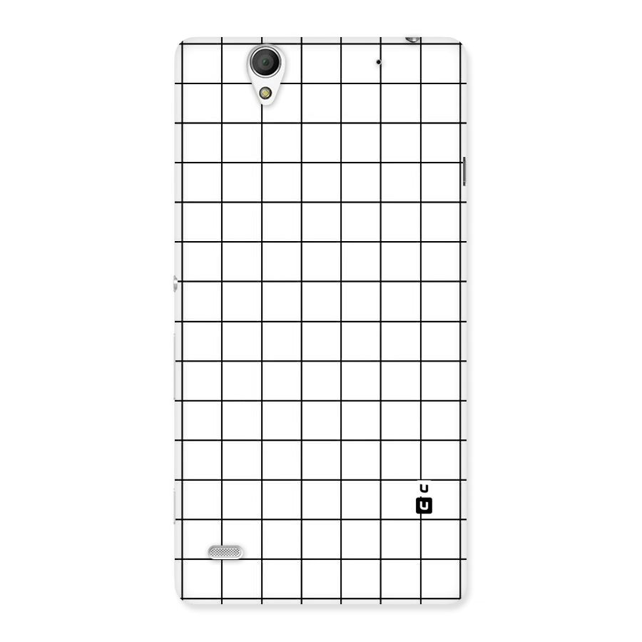 Simple Checks Back Case for Sony Xperia C4