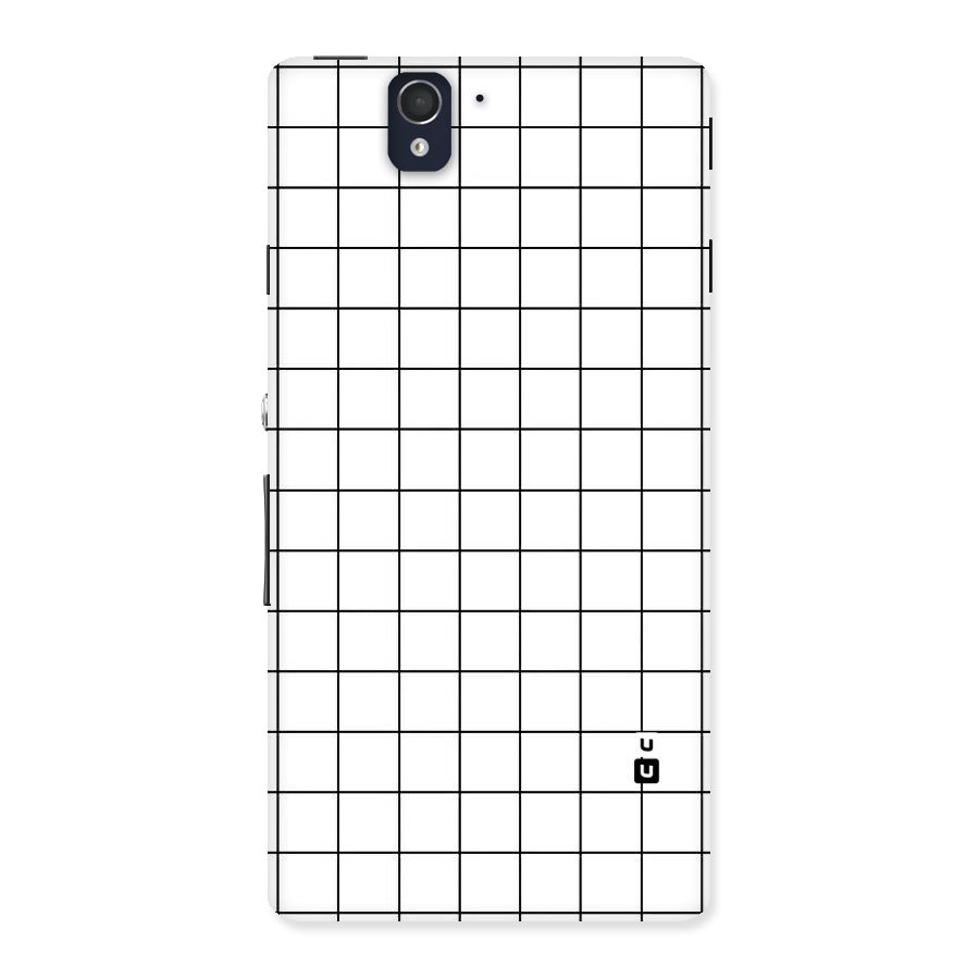 Simple Checks Back Case for Sony Xperia Z