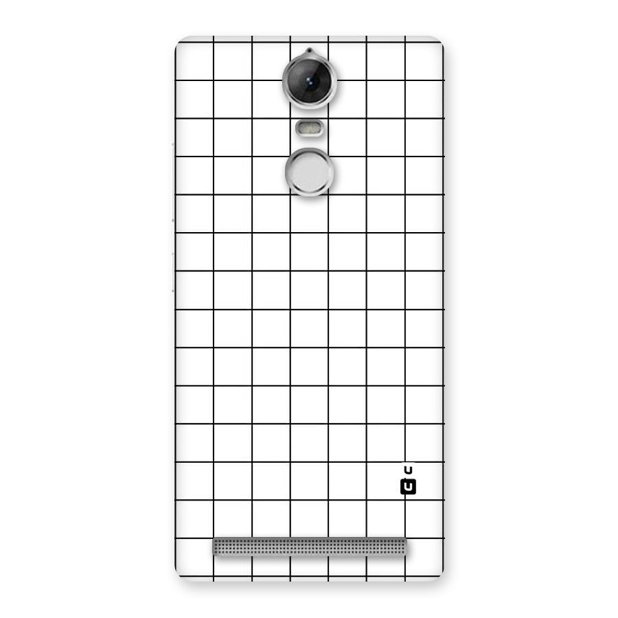 Simple Checks Back Case for Vibe K5 Note