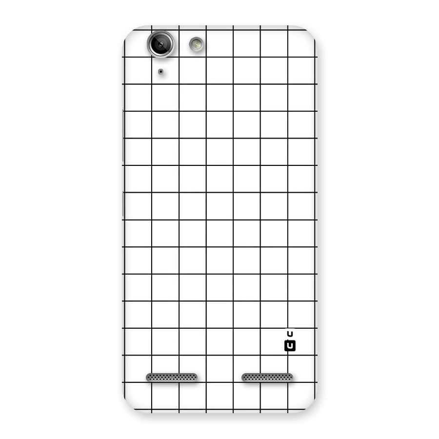 Simple Checks Back Case for Vibe K5 Plus
