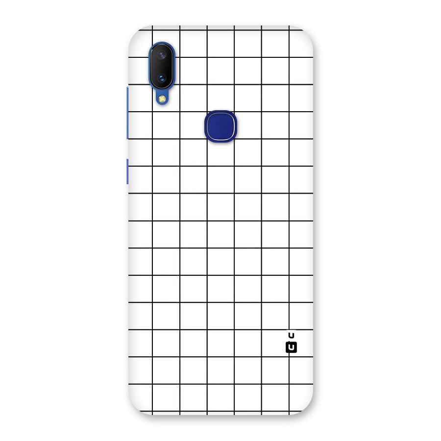 Simple Checks Back Case for Vivo V11