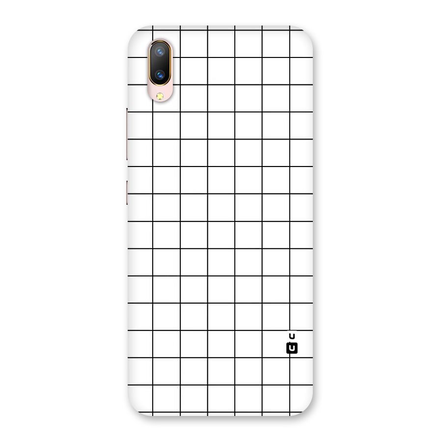 Simple Checks Back Case for Vivo V11 Pro