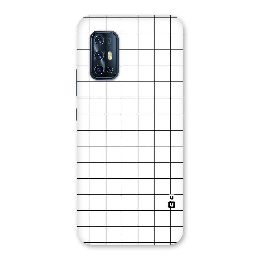 Simple Checks Back Case for Vivo V17
