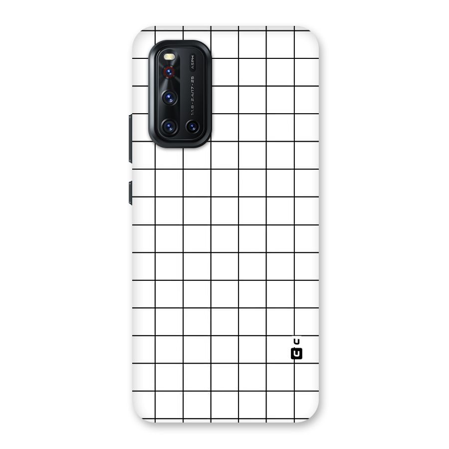 Simple Checks Back Case for Vivo V19