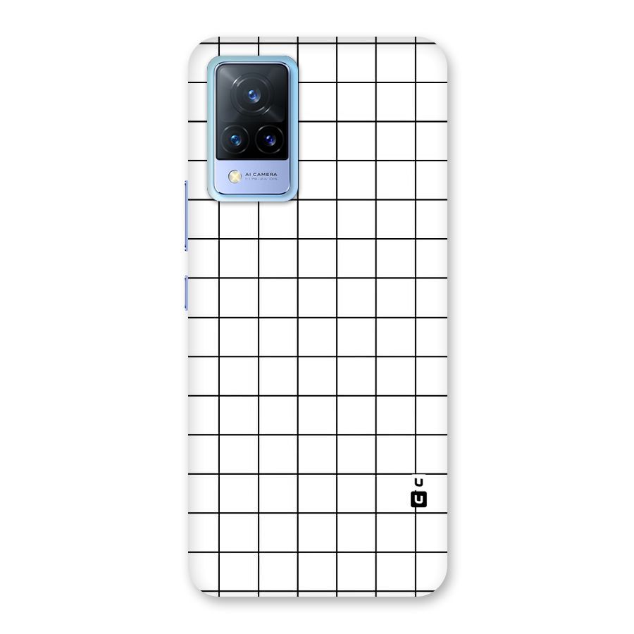 Simple Checks Back Case for Vivo V21 5G