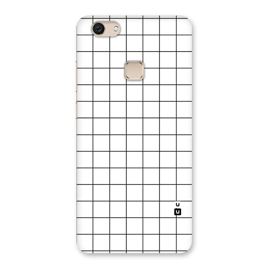 Simple Checks Back Case for Vivo V7