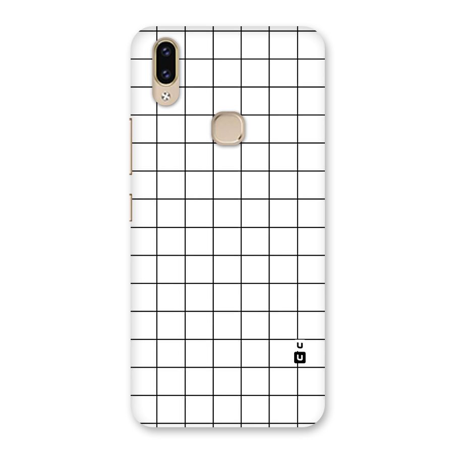 Simple Checks Back Case for Vivo V9 Youth