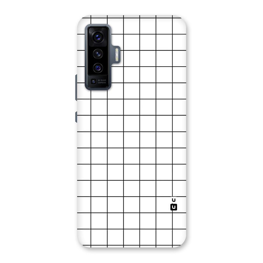 Simple Checks Back Case for Vivo X50