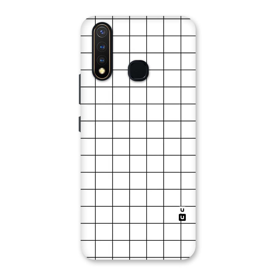 Simple Checks Back Case for Vivo Y19