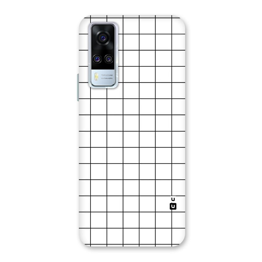 Simple Checks Back Case for Vivo Y31