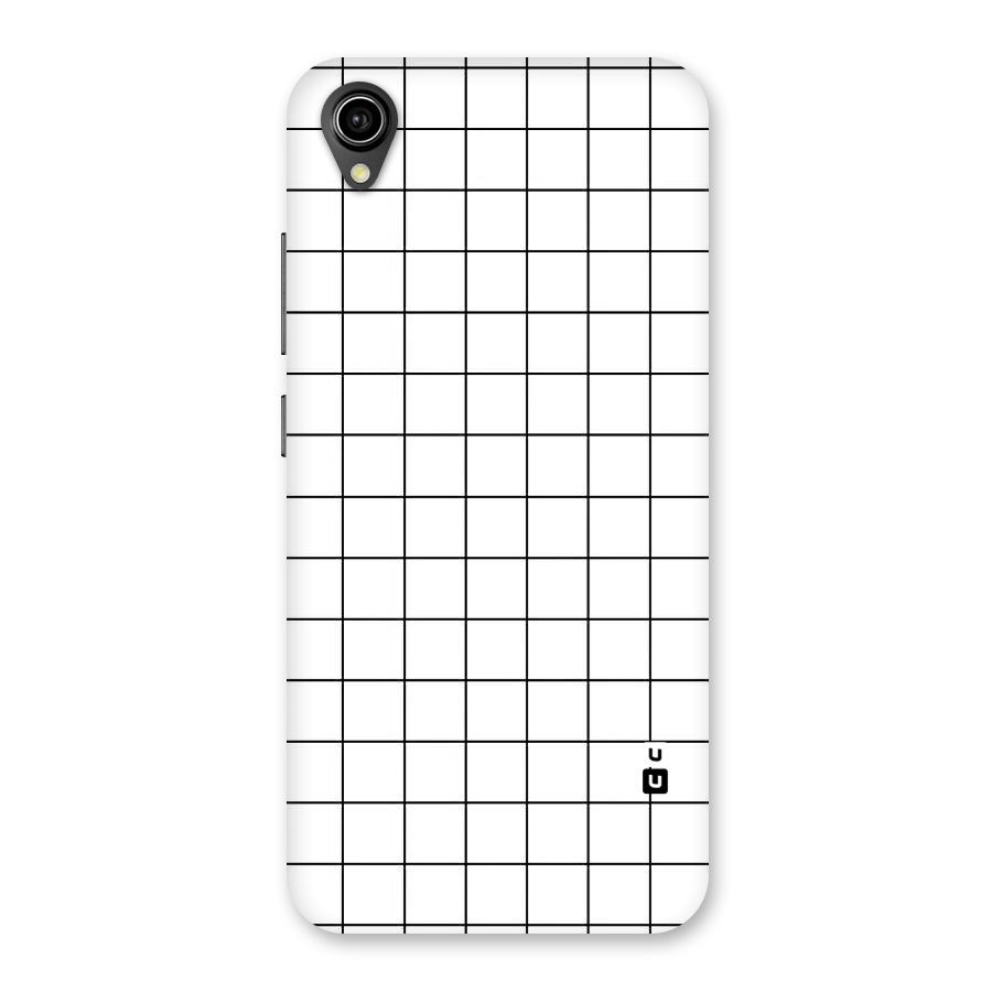 Simple Checks Back Case for Vivo Y90