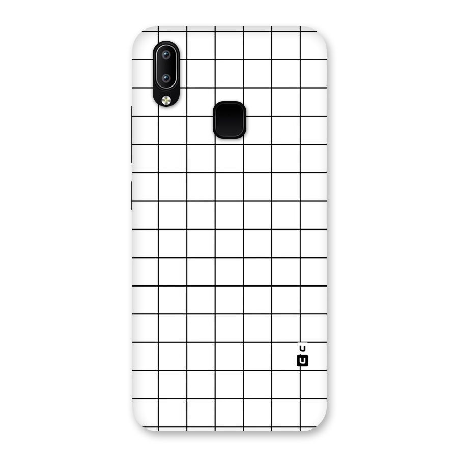 Simple Checks Back Case for Vivo Y93