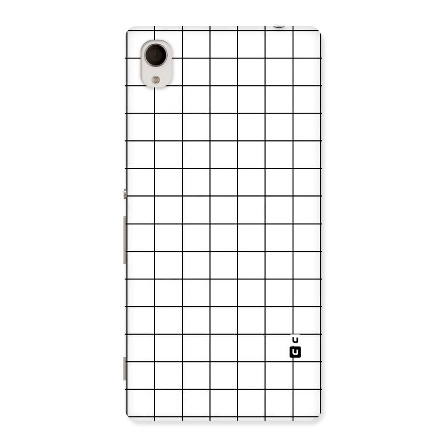 Simple Checks Back Case for Xperia M4 Aqua