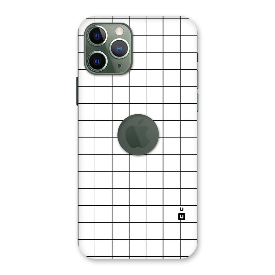 Simple Checks Back Case for iPhone 11 Pro Logo  Cut
