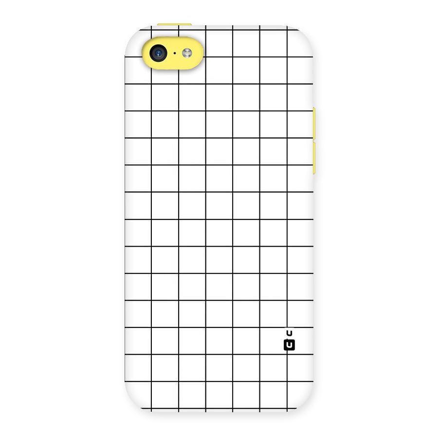Simple Checks Back Case for iPhone 5C