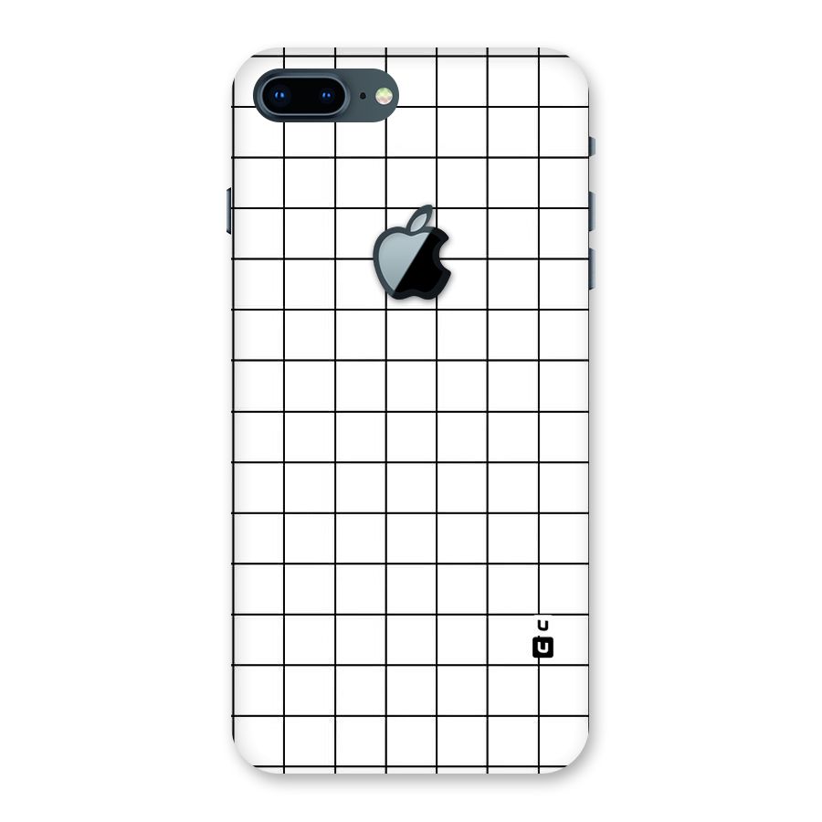 Simple Checks Back Case for iPhone 7 Plus Apple Cut
