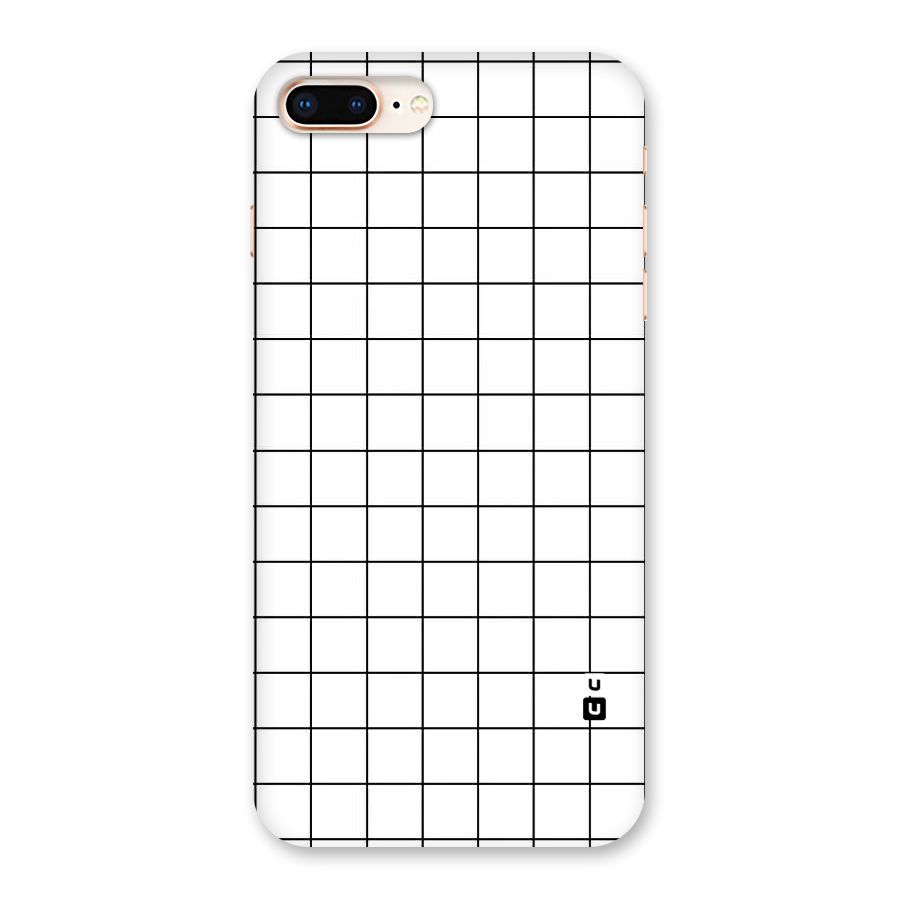 Simple Checks Back Case for iPhone 8 Plus