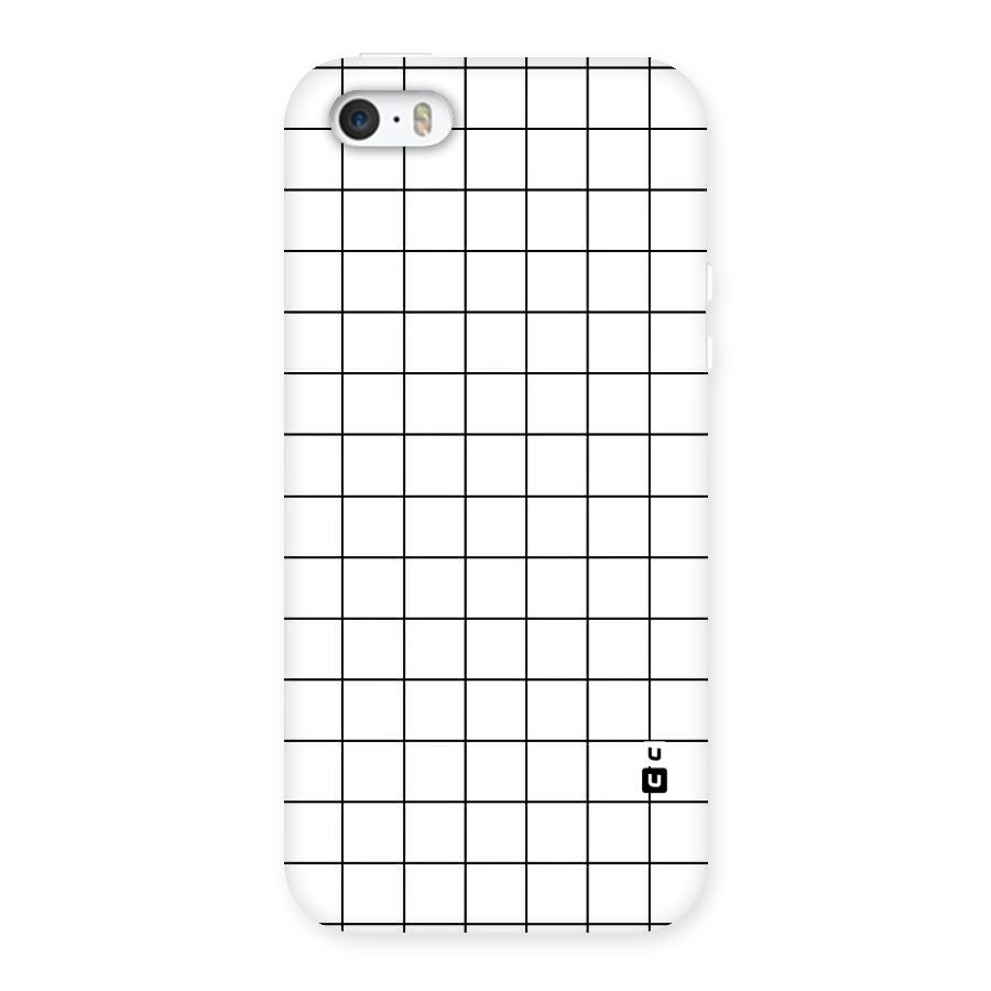 Simple Checks Back Case for iPhone SE