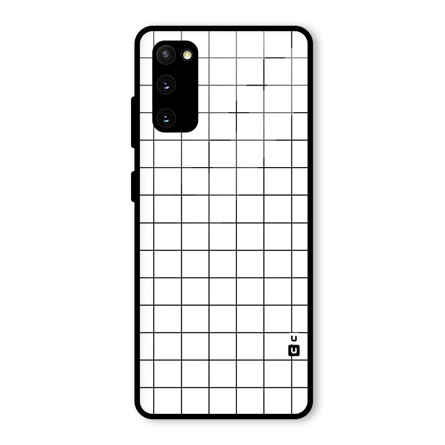 Simple Checks Glass Back Case for Galaxy S20 FE 5G