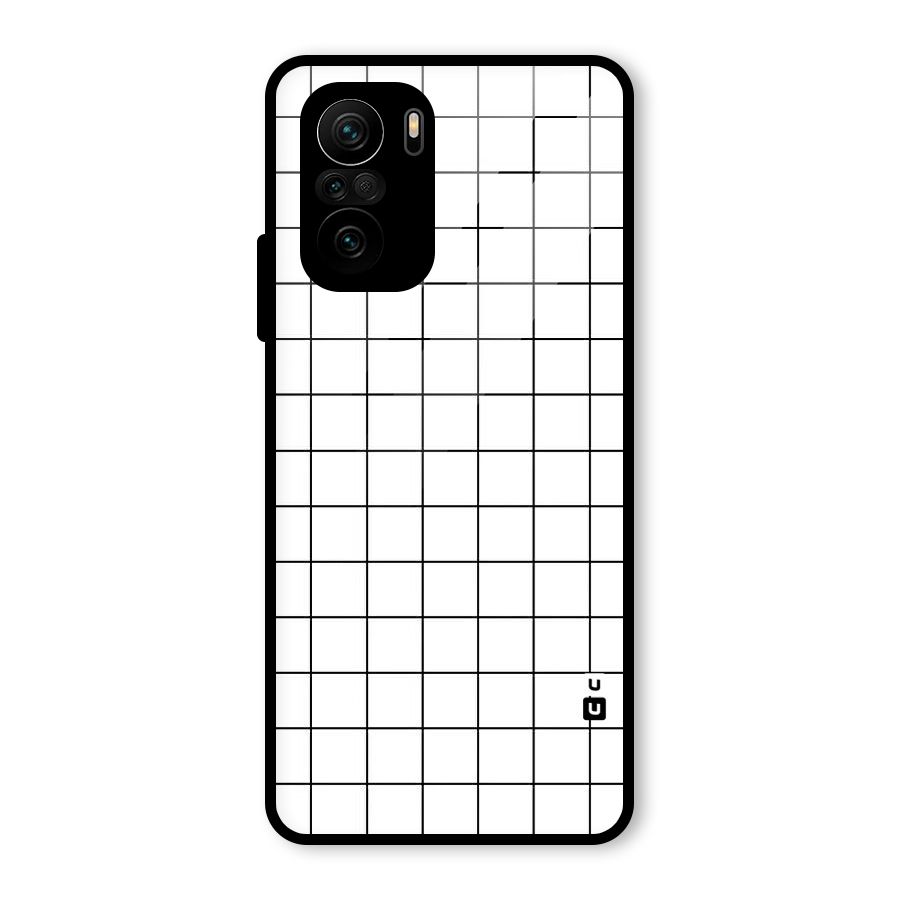 Simple Checks Glass Back Case for Mi 11X Pro