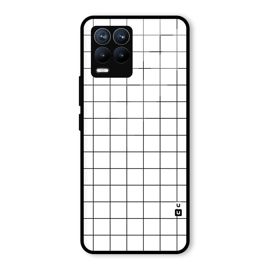 Simple Checks Glass Back Case for Realme 8