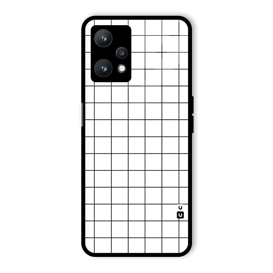 Simple Checks Glass Back Case for Realme 9 Pro 5G