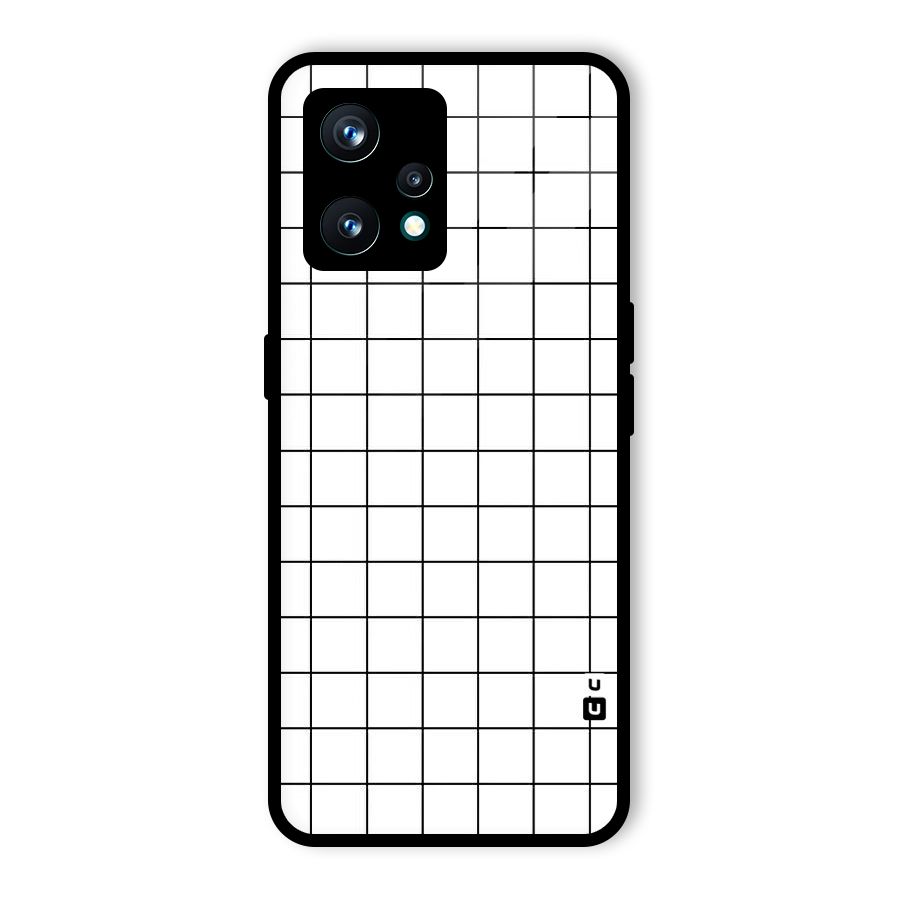 Simple Checks Glass Back Case for Realme 9 Pro Plus 5G